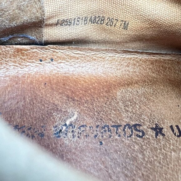 John Varvatos Men Size 7M Cream Washed Canvas Leather Pull On Laceless Shoes - Picture 14 of 15